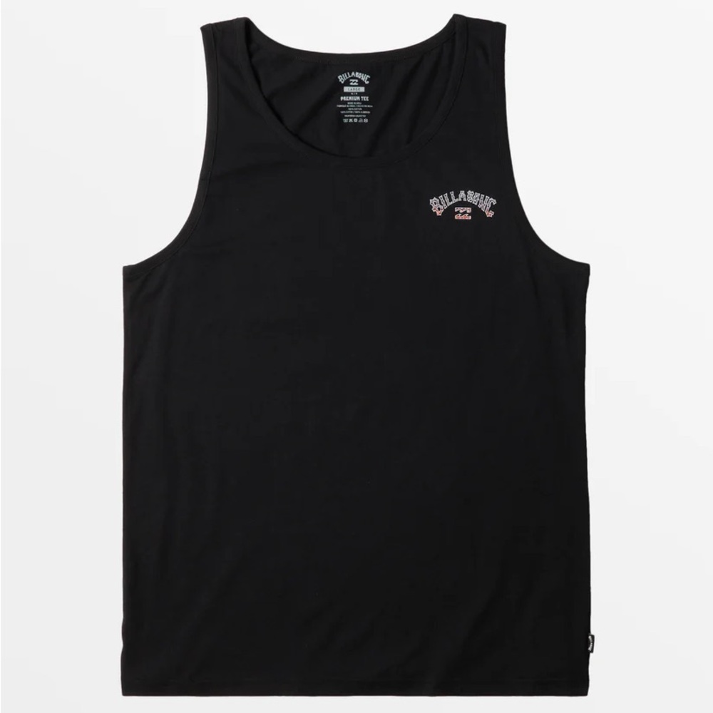 NWOT Men’s Billabong Arch Fill Graphic Premium Tank Top Black Small